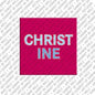 Kühlschrankmagnet Christine
