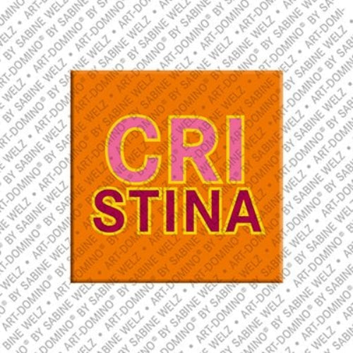 Kühlschrankmagnet mit Name Cristina
