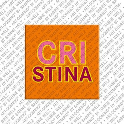 Kühlschrankmagnet mit Name Cristina