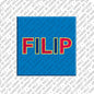 Kühlschrankmagnet Filip