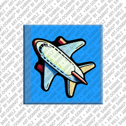 Kühlschrankmagnet mit Flugzeug