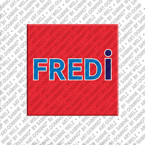 Kühlschrankmagnet mit Name Fredi