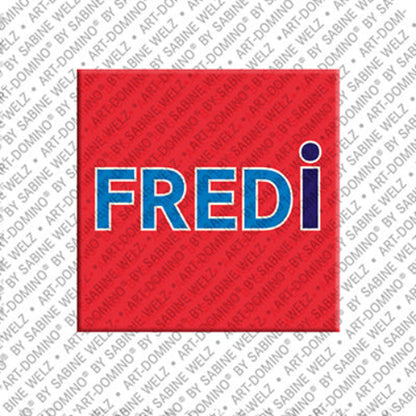 Kühlschrankmagnet mit Name Fredi