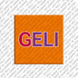 Kühlschrankmagnet Geli