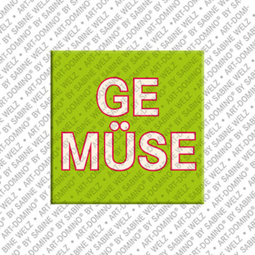 Kühlschrankmagnet mit Gemüse