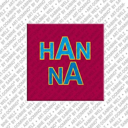Kühlschrankmagnet mit Name Hanna
