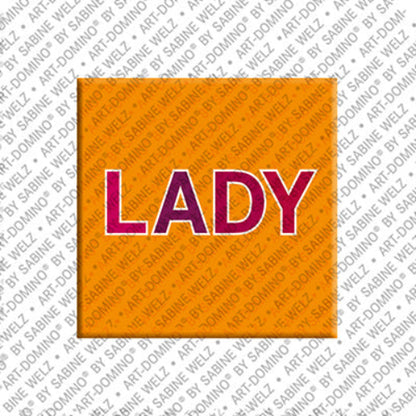 Kühlschrankmagnet Lady