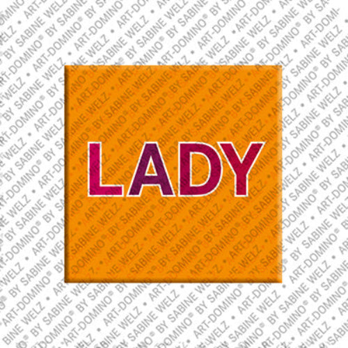 Kühlschrankmagnet Lady