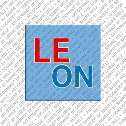 Kühlschrankmagnet mit Name Leon