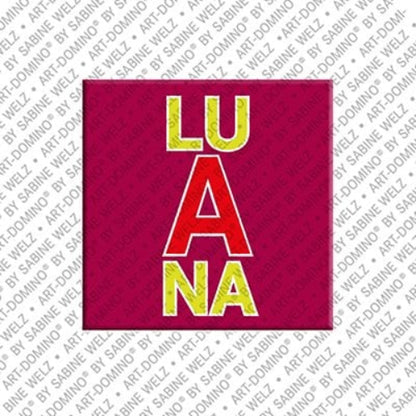 Kühlschrankmagnet mit Name Luana