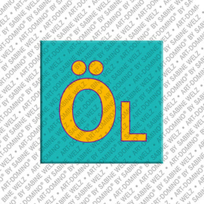 Kühlschrankmagnet Öl