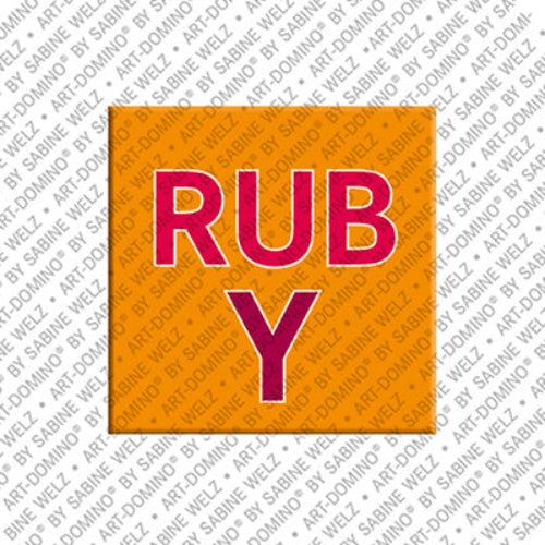Kühlschrankmagnet Ruby