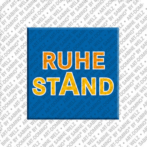 Kühlschrankmagnet Ruhestand
