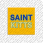 Kühlschrankmagnet Saint Kitts
