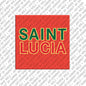 Kühlschrankmagnet Saint Lucia