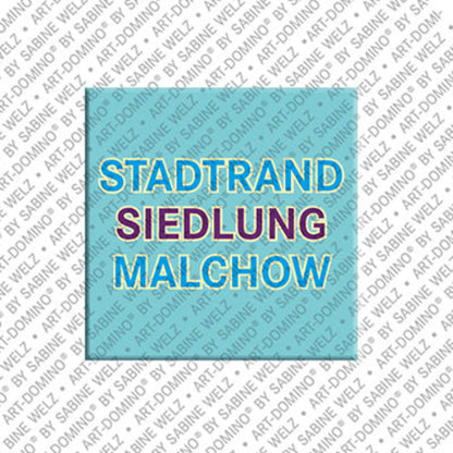 Kühlschrankmagnet Stadtrandsiedlung Malchow
