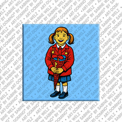 Magnet - Einschulungskind-Mädchen