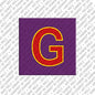 Magnet - Buchstabe G - Lila/Rot