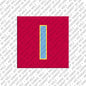 Magnet - Buchstabe I - Rot/Blau