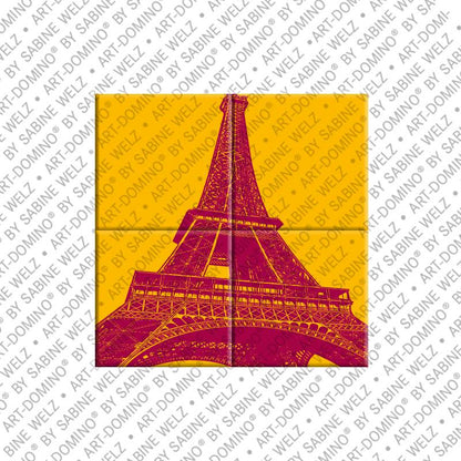 Magnet Set - On Easel - France - Paris - 4 - 02