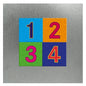 Metal plate 15 x 15 cm