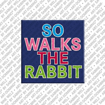 Magnet - SO WALKS THE RABBIT
