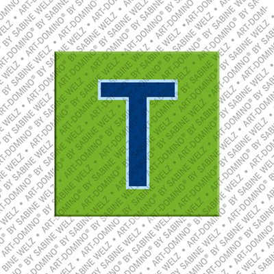 Kühlschrankmagnet mit dem Buchstaben T