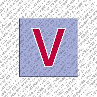 Kühlschrankmagnet mit dem Buchstaben V